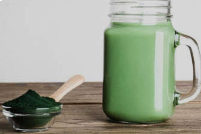 Batido de espirulina