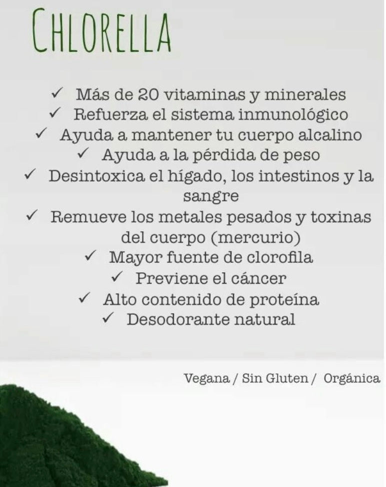 Chlorella en polvo 250gr